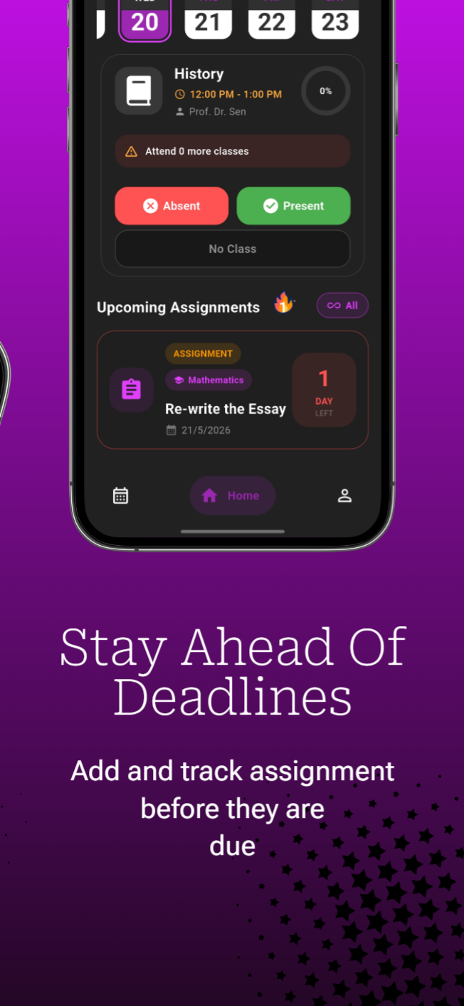 Assignments tracker